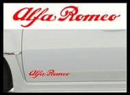ALFA ROMEO CAR BODY DECALS
