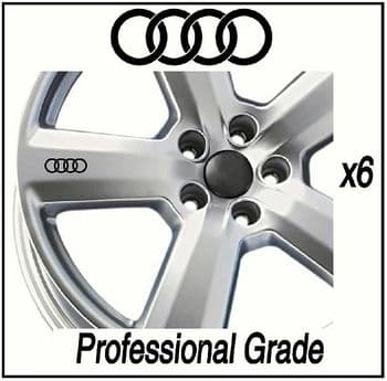 Audi Car Wheel Decals / Stickers / Graphics