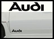 AUDI LOGO 2 CAR BODY DECALS