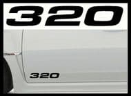 BMW 320 CAR BODY DECALS