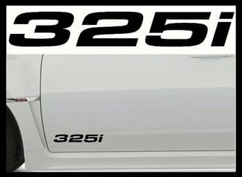 BMW 325i CAR BODY DECALS