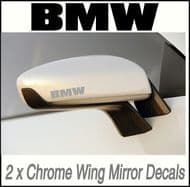 BMW CHROME W/M DECALS