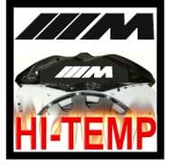 BMW M POWER LOGO HIGH TEMPERATURE BRAKE CALIPER DECAL SET