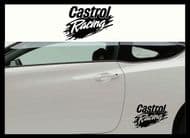 CASTROL RACING CAR BODY DECALS