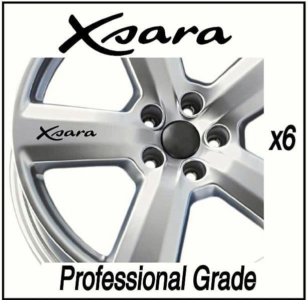 CITROEN XSARA CAR WHEEL DECALS