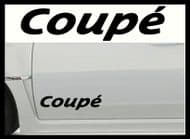 COUPE CAR BODY DECALS