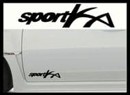 FORD KA SPORT CAR BODY DECALS