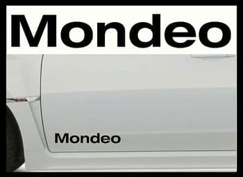 FORD MONDEO NEW LOGO CAR BODY DECALS