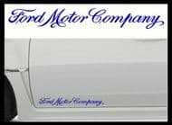 FORD MOTOR COMPANY CAR BODY DECALS