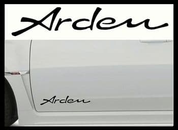 JAGUAR ARDEN CAR BODY DECALS