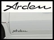 JAGUAR ARDEN CAR BODY DECALS