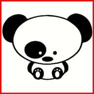 JDM DRIFT PANDA BABY DECAL