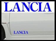 LANCIA CAR BODY DECALS