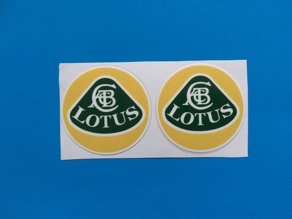 Lotus Nyo Sticker LOTUS classic car sticker/decal x2