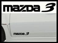 MAZDA 3 CAR BODY DECALS