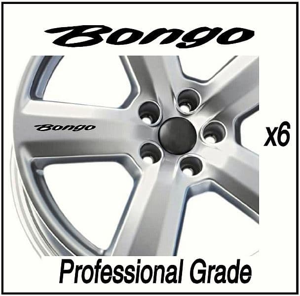 MAZDA BONGO CAR WHEEL DECALS