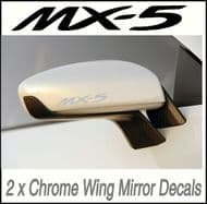 MAZDA MX-5 CHROME W/M DECALS