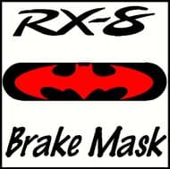 MAZDA RX-8 BATMAN BRAKE MASK DECAL