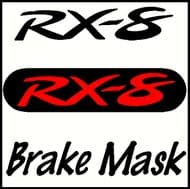 MAZDA RX-8 BRAKE MASK DECAL