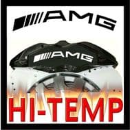 Mercedes AMG - Curved - HIGH TEMPERATURE BRAKE CALIPER DECAL SET