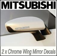 MITSUBISHI CHROME W/M DECALS