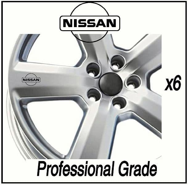 NISSAN LOGO CAR WHEEL DECALS