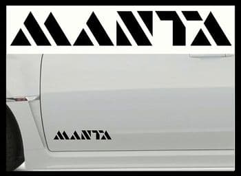 OPEL MANTA CAR BODY DECALS