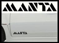 OPEL MANTA CAR BODY DECALS