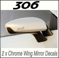 PEUGEOT 306 CHROME W/M DECALS