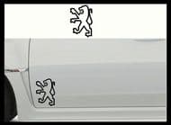 PEUGEOT LION CAR BODY DECALS
