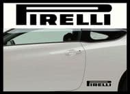 PIRELLI CAR BODY DECALS