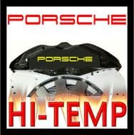 PORSCHE HIGH TEMPERATURE BRAKE CALIPER DECAL SET