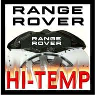 RANGE ROVER HIGH TEMPERATURE BRAKE CALIPER DECAL SET