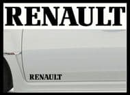 RENAULT CAR BODY DECALS