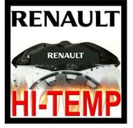 RENAULT HIGH TEMPERATURE BRAKE CALIPER DECAL SET