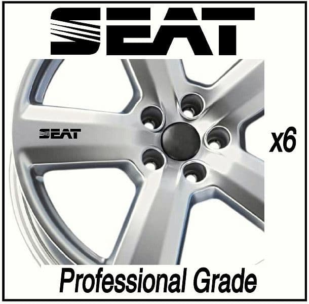 SEAT CAR WHEEL DECALS