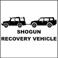 Shogun Recovery Vehicle Funny Decal/Sticker