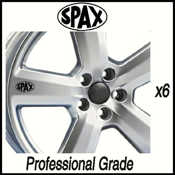 SPAX CAR WHEEL DECALS