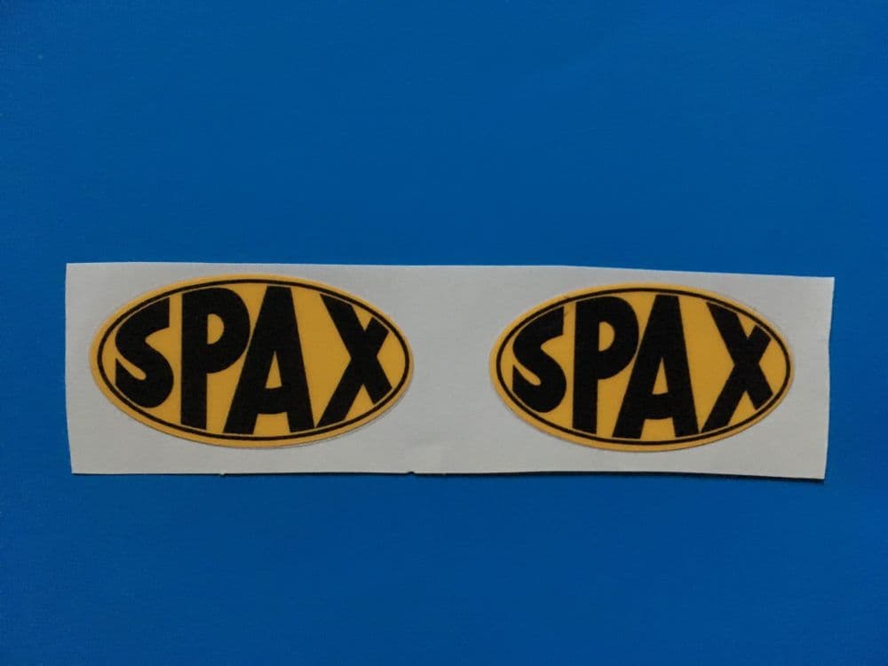 Spaz Sticker SPAX sticker/decal x4