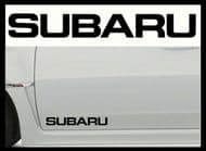 SUBARU CAR BODY DECALS