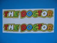 THE DOCTOR Valentino Rossi stickers  x 2