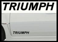 TRIUMPH CAR BODY DECALS
