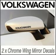 VOLKSWAGEN CHROME W/M DECALS