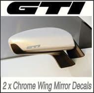 VOLKSWAGEN GTI CHROME W/M DECALS