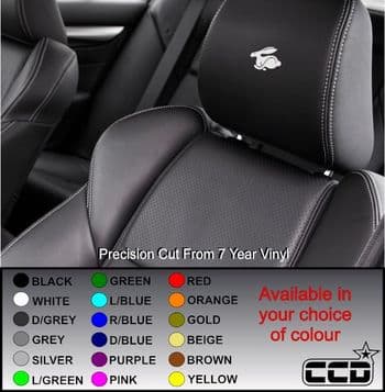 Volkswagen Rabbit Logo Car seat Decals