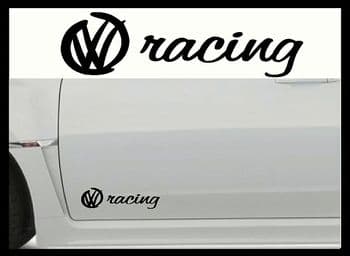 VOLKSWAGEN RACING CAR BODY DECALS