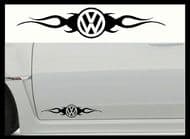 VOLKSWAGEN TRIBAL LOGO CAR BODY DECALS
