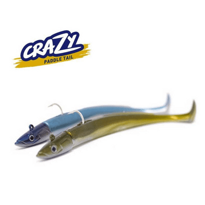 Fiiish Crazy Paddle Tail 150 Double Combo - 20g Pearl Blue/Kaki