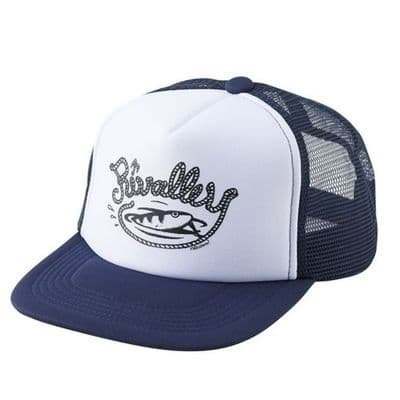 Rivalley Mesh Back Cap  - Pencil Lure Logo (Navy)