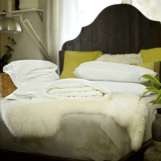 Luxury Top Grade Long-Strand Mulberry Silk-Filled Bedding Set, Euro Double Bed Size - Summer Silk Duvet, Mattress Topper, and 2 Mulberry Silk-Filled Pillows